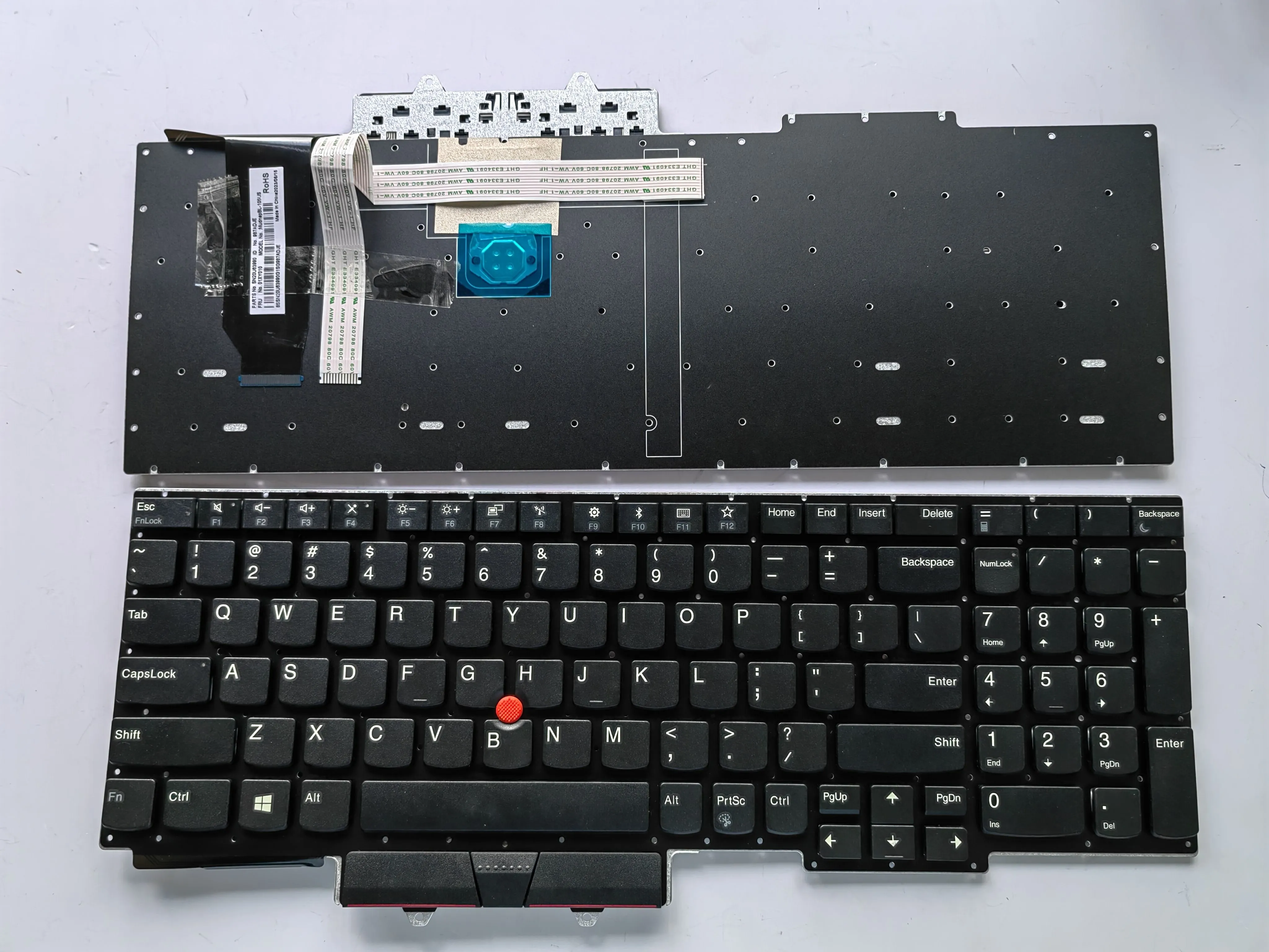Picture of Laptop US keyboard forNew Replacement Keyboard Laptop For IBM E15 Generation/E15 GEN1 BLACK With Point (OEM) US US Layout